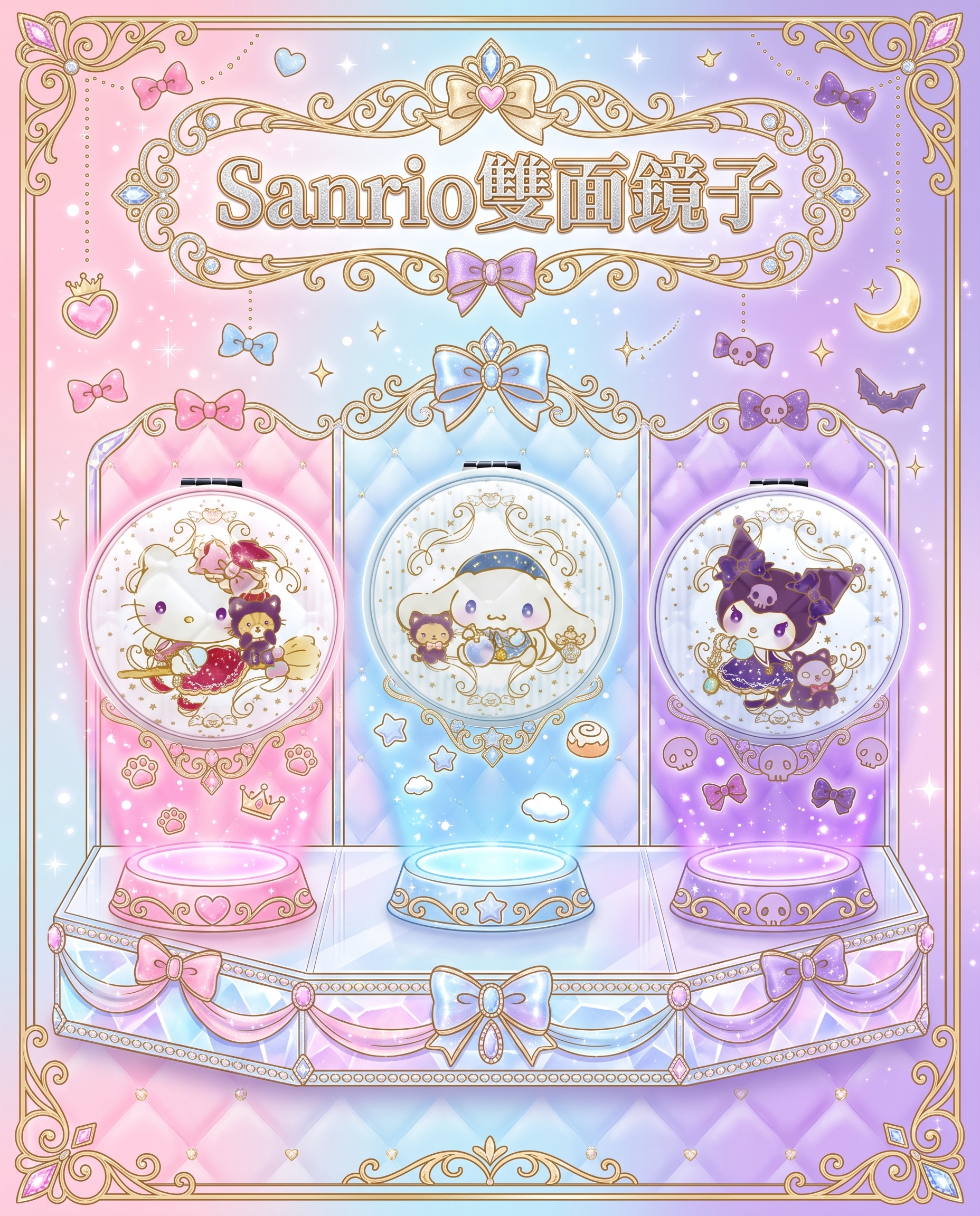 Sanrio雙面鏡子 2922