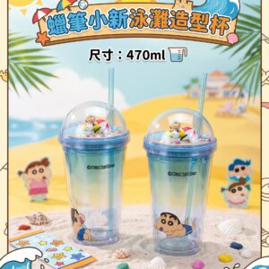 蠟筆小新泳灘造型杯