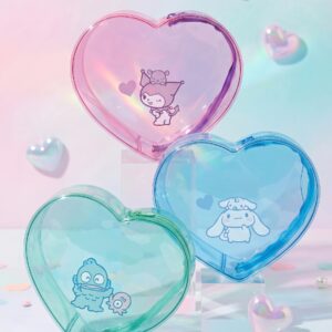 Sanrio 夢幻心形透明收納袋