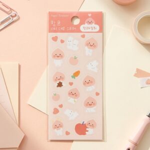 April Shower 桃子迷你裝飾貼紙 1098