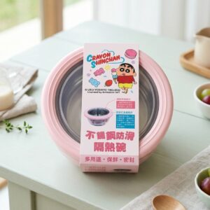 蠟筆小新不鏽鋼防滑隔熱碗 1610