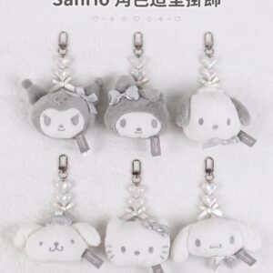 Sanrio 灰白角色造型掛飾