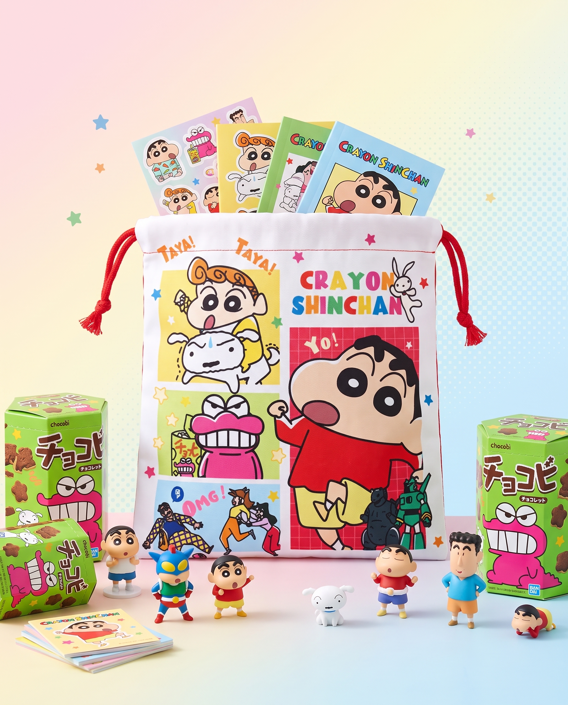 預訂 - 蠟筆小新索繩袋:圖片 2