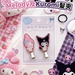 Melody 及 Kuromi 髮夾 2326